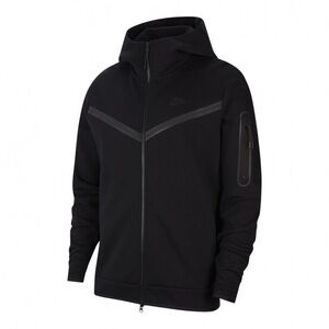 Nike Tech Men's Full-Zip Hoodie Black Size XL